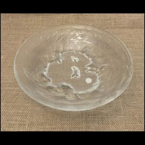 Partylite Lites Candle P7057 ICELAND 3 WICK HOLDER 10 1/4"X 2 1/2" Glass bowl